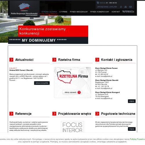 Obsługa nieruchomości biurowych w Szczecinie