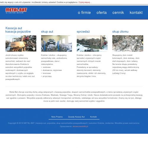 Myślenice - skup pojazdów osobowych