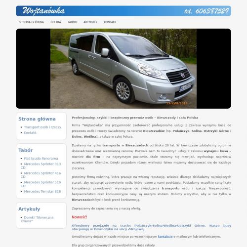 Wynajem busa dla firm bieszczady