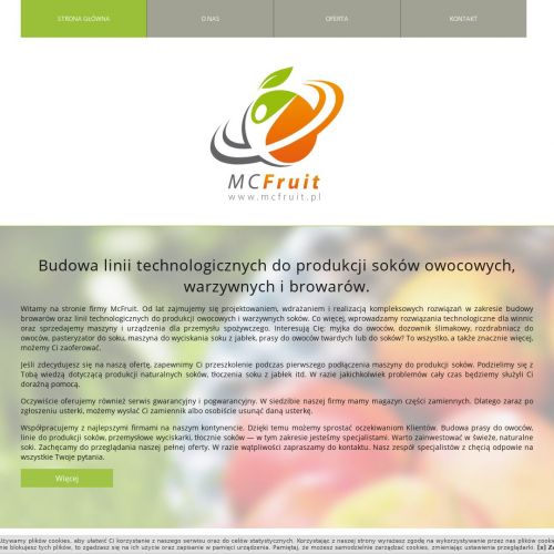 Linia do produkcji soków