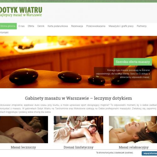 Warszawa - voucher na masaż