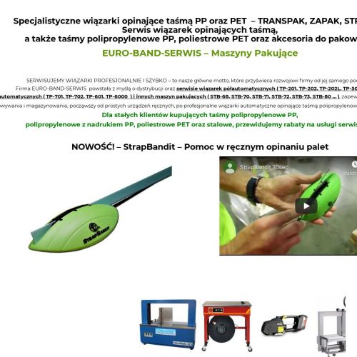 Wózek do odwijania taśmy pp i pet