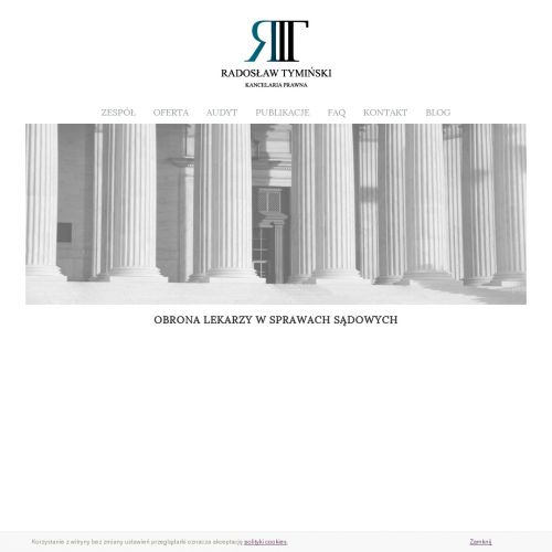 Sprawy medyczne adwokat w Warszawie
