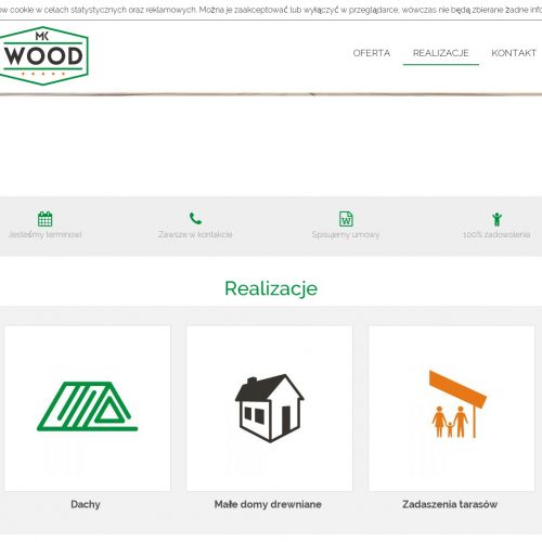 Budowa zadaszenia drewnianego na działce w Łodzi