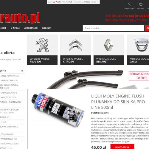 Sklep citroen w Krakowie