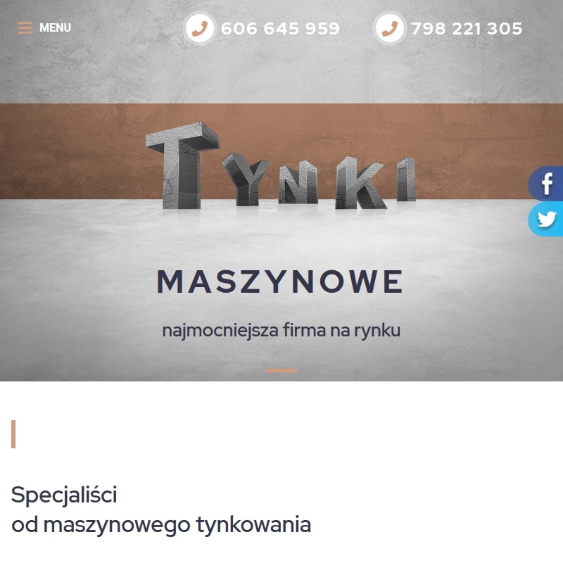 Tynkowanie maszynowe Pabianice