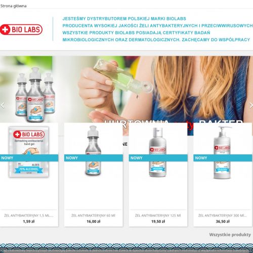 Biolabs antybakteryjny żel do rąk