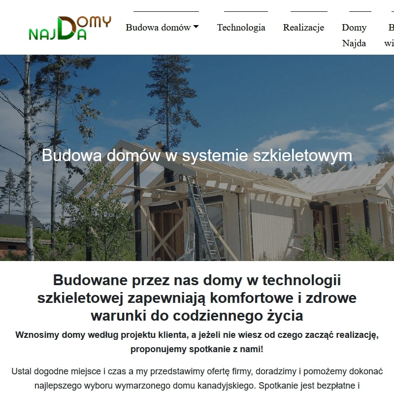 Budowa domów energooszczędnych stan surowy - Szczecin