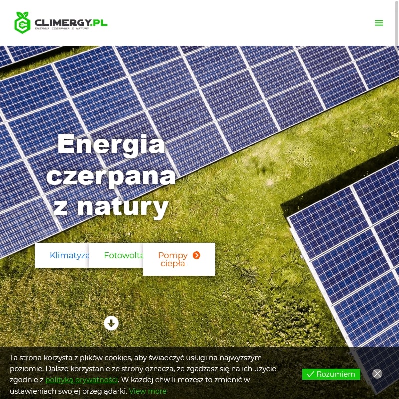 Dobczyce - panele fotowoltaiczne na gruncie