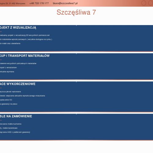 Warszawa - wykończeniówka