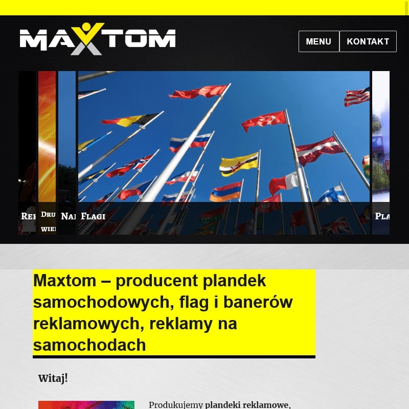 Producent flag - Kraków