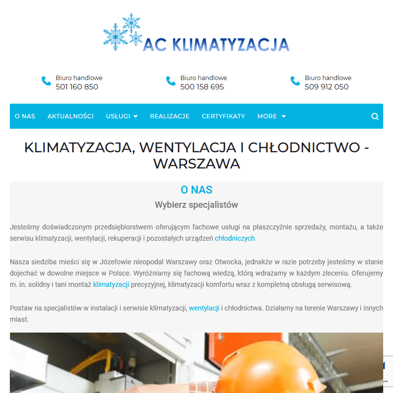 Klimatyzacja komfortu - Józefów