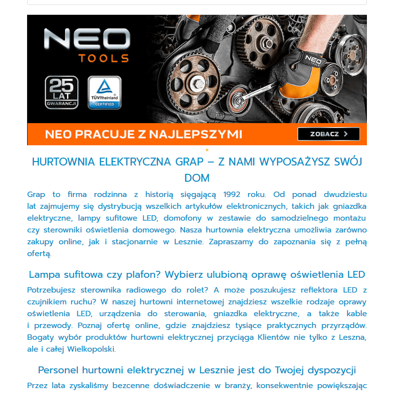 Gniazdka ospel - Leszno