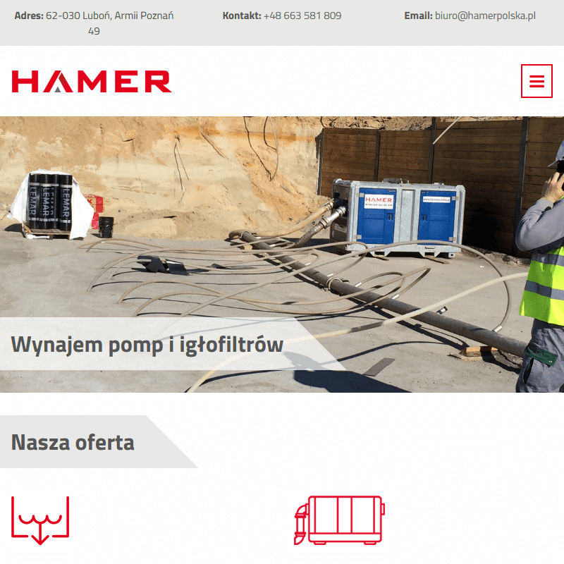 Odwodnienia wykopów igłofiltrami w Poznaniu