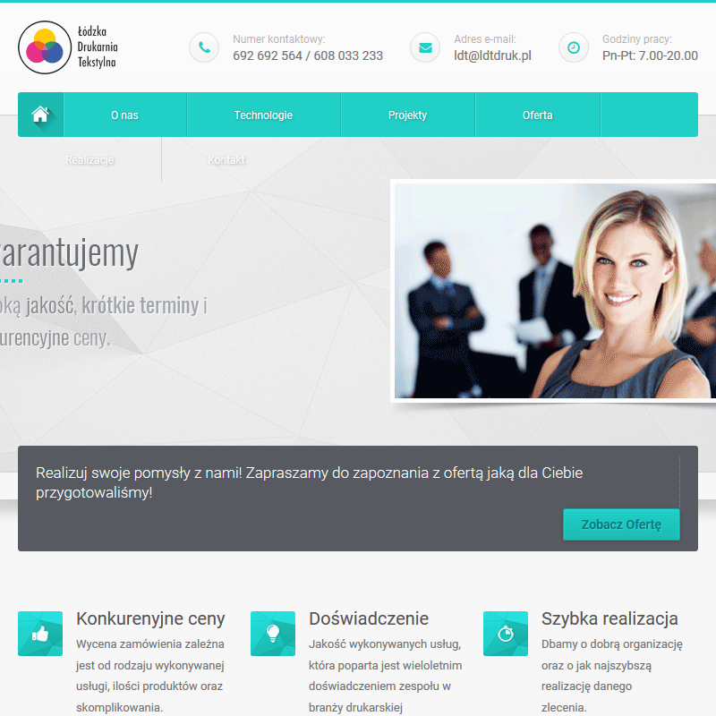 Łódź - nadruk na tekstyliach