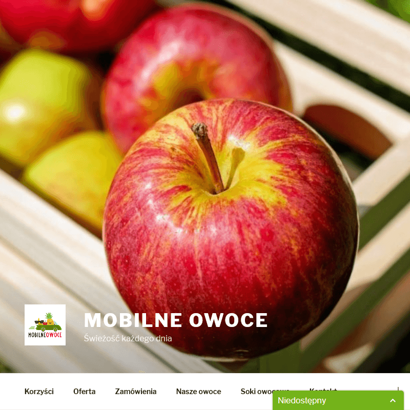 Duża skrzynka owoców w Krakowie