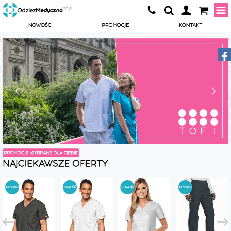 Bluzy medyczne damskie