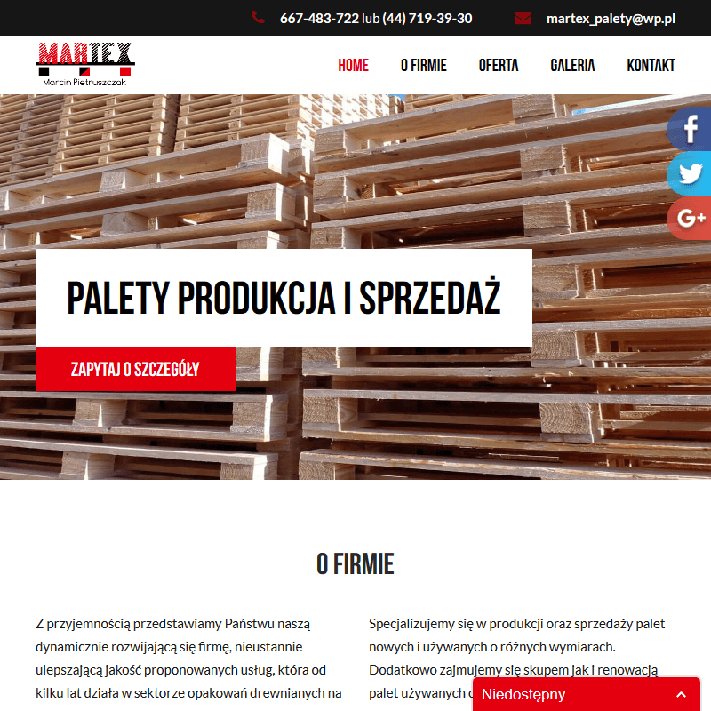 Łódź - palety euro sprzedaż