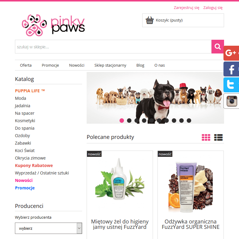 Warszawa - buty dla psa puppia