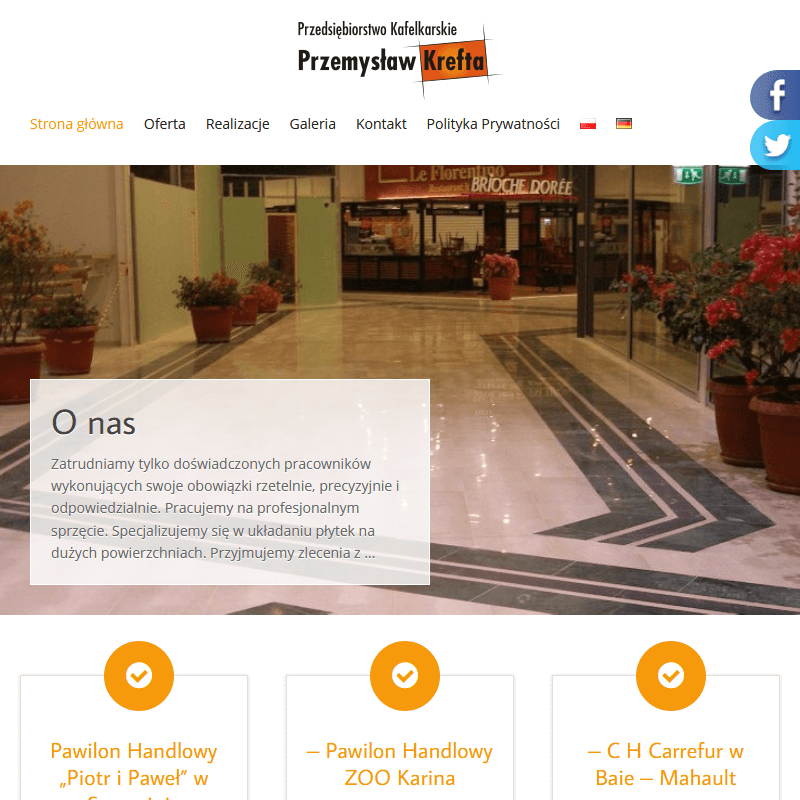 Układanie płytek ceramicznych na dużych powierzchniach w Gdańsku