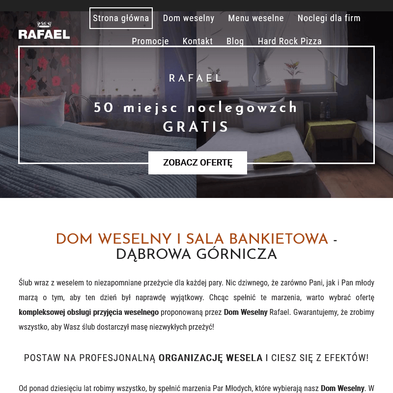 Olkusz - kompleksowa obsługa przyjecia weselnego