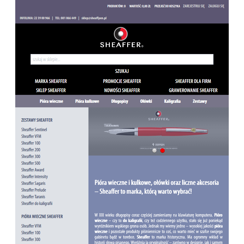 Pióra wieczne do kaligrafii