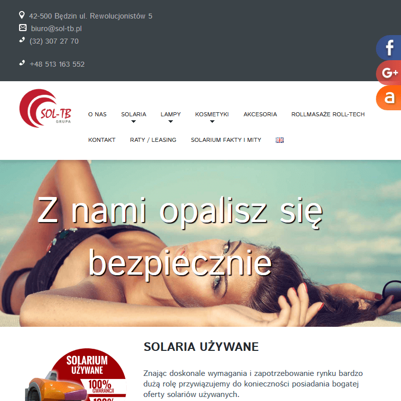 Dzierżawa solarium - Katowice