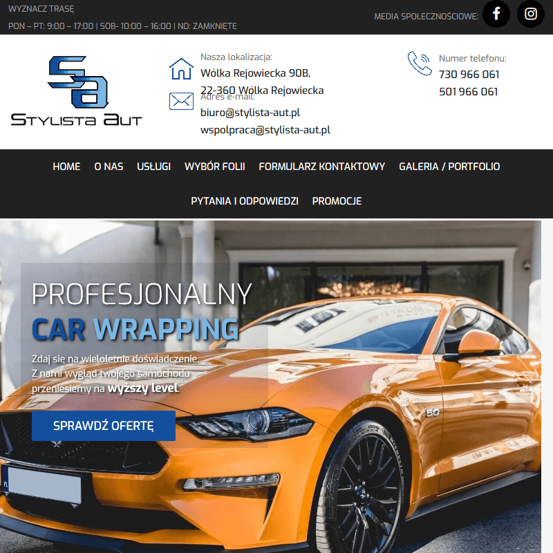 Oklejanie reklamowe Lublin